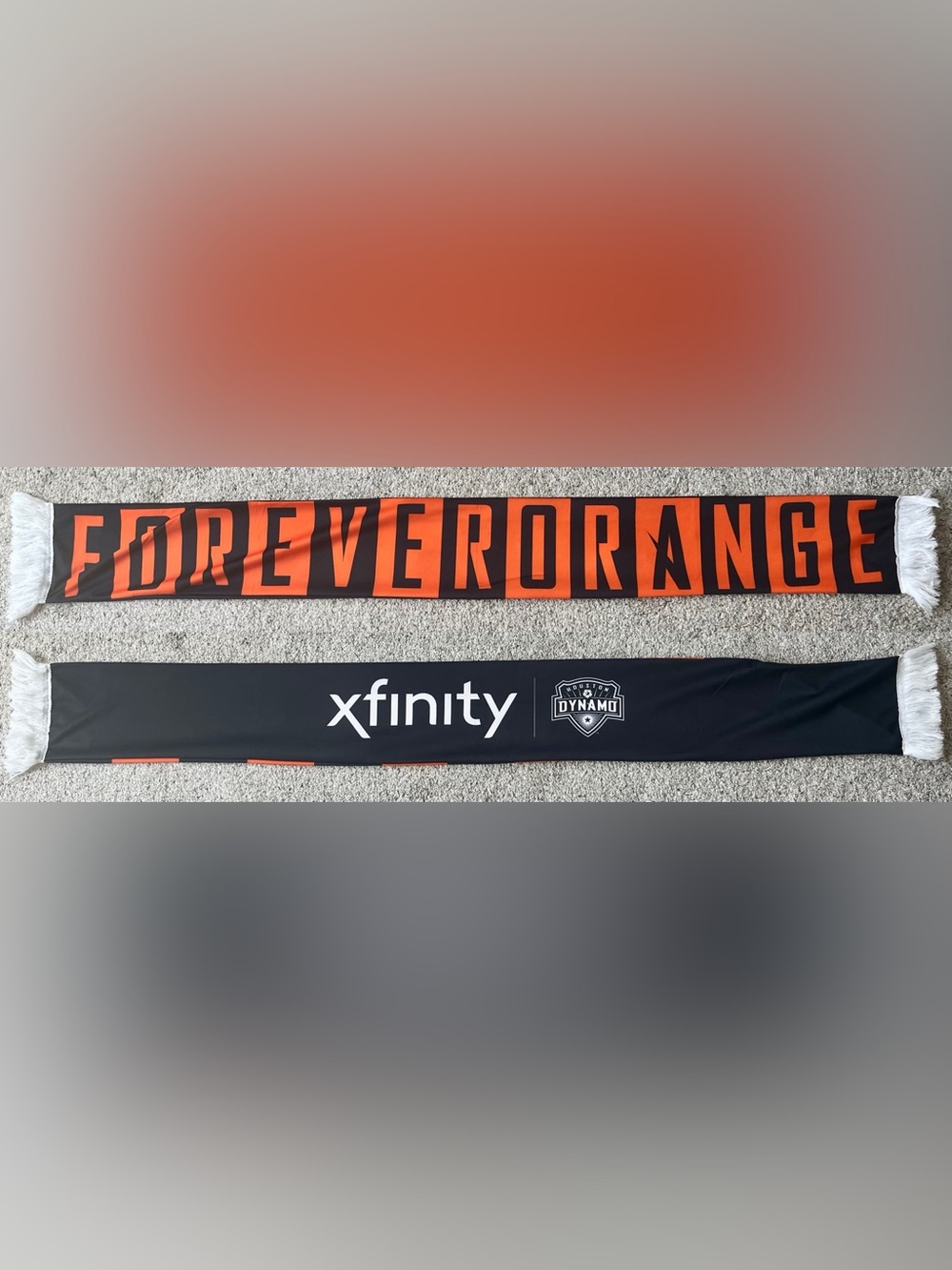Houston Dynamo Forever Orange Xfinity Soccer Scarf